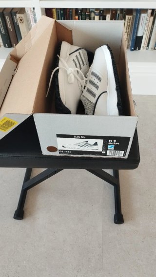 Zapatos de Golf Adidas Blancos y Azules
