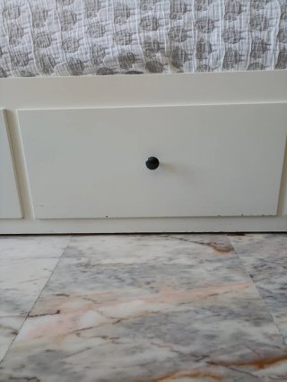 Diván IKEA Hemnes Blanco con Cajones