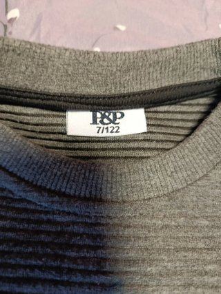Sudadera niño gris talla 7 años