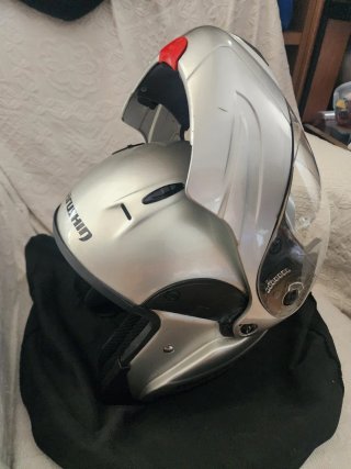 Casco de moto abatible Marushin