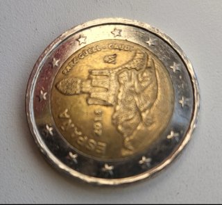 Moneda colección España Parque Güell 2014
