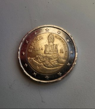 Moneda colección España Parque Güell 2014