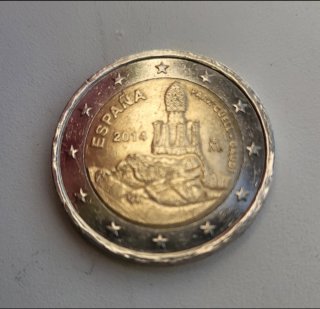 Moneda colección España Parque Güell 2014