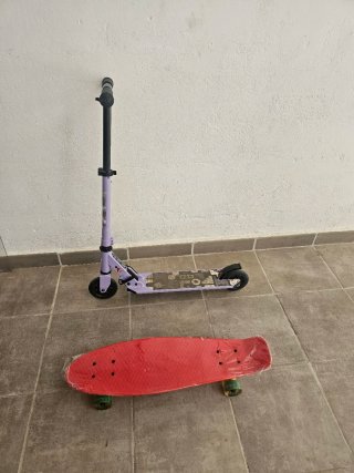 Patinete y monopatín