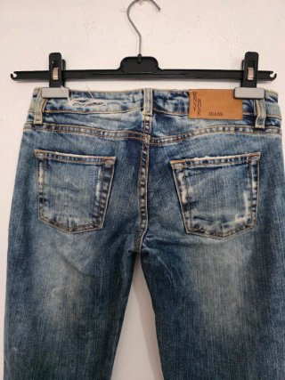 Jeans skinny donna blu taglia XS