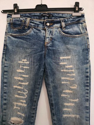 Jeans skinny donna blu taglia XS