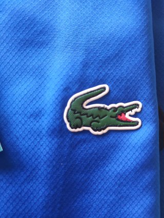 Chaqueta Lacoste Deportiva Azul y Negra