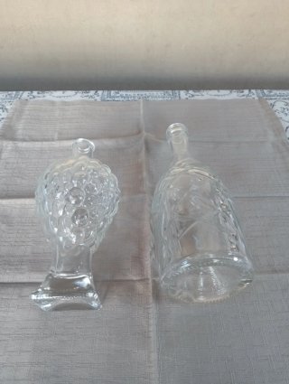 Set 2 Bottiglie Vintage Lavorate