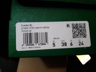 Zapatillas Puma Suede XL + Ragalo. Talla 38
