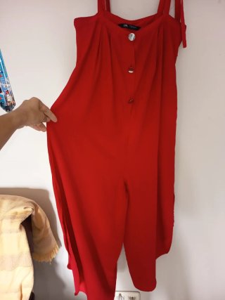 Mono Zara Rojo Talla M