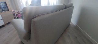 Sofá de 2 plazas gris