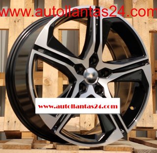 8804 JUEGO DE 4 LLANTAS SEAT CUPRA BLACK M r558716