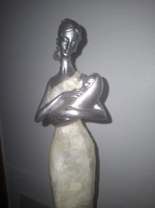 Figuras Arte Mujer Nacar