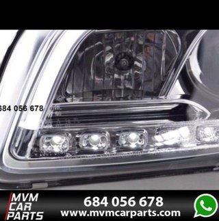 Faros delanteros con luz diurna para Audi A4 B7 Cr