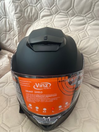 Casco Moto Vinz Talla L Negro