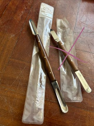 Kit Cuchillo y Espatulin Dental para Cera