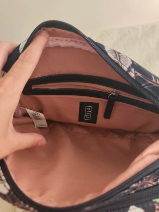 Bolso bandolera Misako estampado hojas