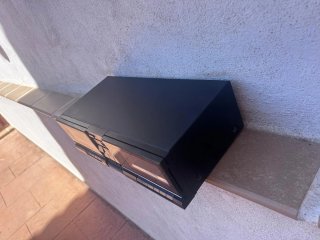 Casetera Doble Sanyo Negra