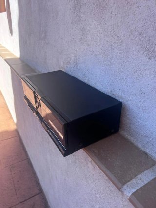 Casetera Doble Sanyo Negra