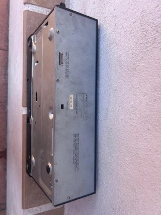 Casetera Doble Sanyo Negra