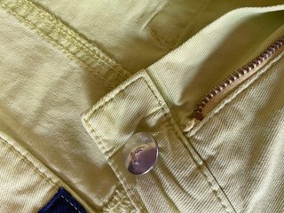 Pantaloni Trussardi Giallo Taglia 26 (40)