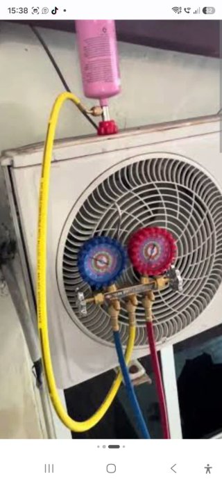 Carga de gas aire acondicionados y camaras frio
