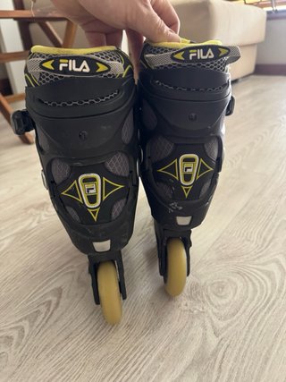 Patines en línea Fila Talla 42 Negros/Amarillos