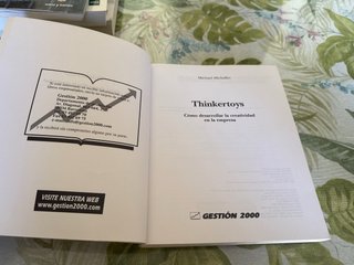 ThinkerToys Cómo desarrollar la creatividad en ...