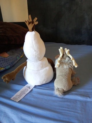 Peluche Olaf y Sven Frozen