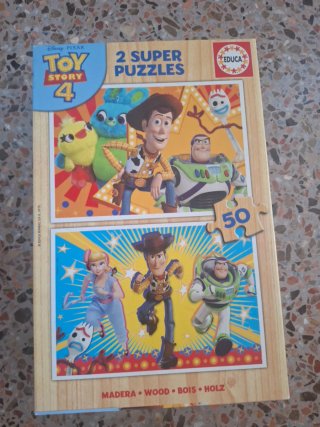 Puzzle Educa Toy Story 4 - 2 Super Puzzles