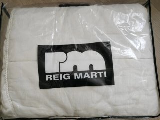 Edredón colcha Reig Marti 135cm Beige/Blanco