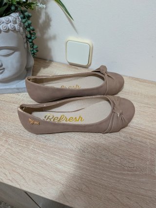 Bailarinas Refresh beige talla 37