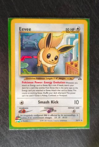 Carta Pokémon Eevee 38/75 Neo Discovery 2001