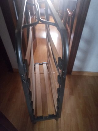 Somier Plegable Metal y Madera