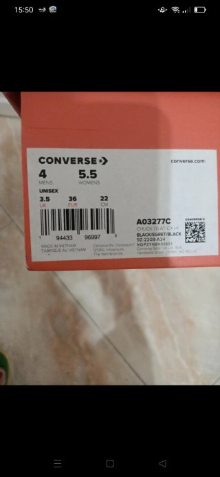 Converse All Star Chuck Taylor Nere