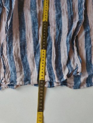 Camiseta larga Zara rayas