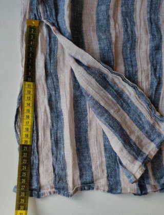 Camiseta larga Zara rayas