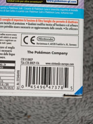 Pokémon Luna 3DS Edición Limitada SteelBook ITA
