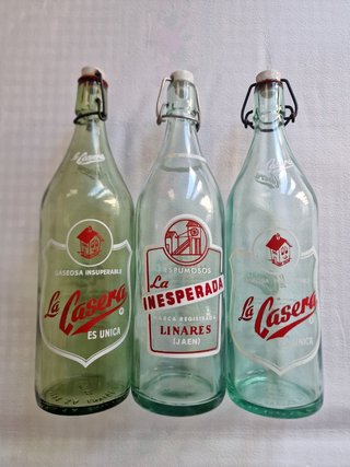 3 Botellas Antiguas de gaseosa
