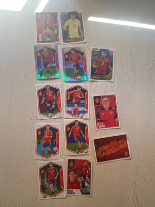 Cromos La Roja Selección Española
