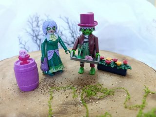 Pareja zoombis playmobil