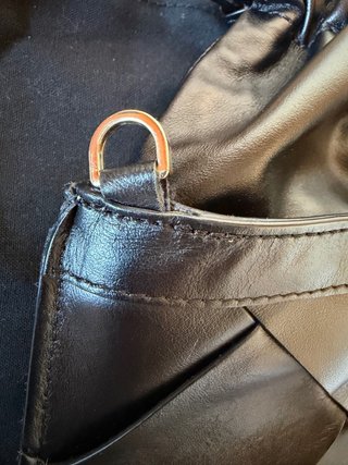 Bandolera Uterqüe piel trenzada