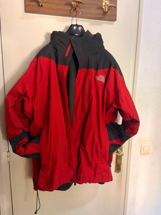 Chaqueta The North Face Roja y Negra Talla XL