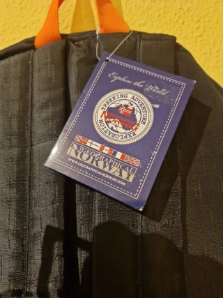 Mochila Geographical Norway Negra y Naranja