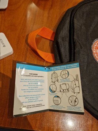 Mochila Geographical Norway Negra y Naranja