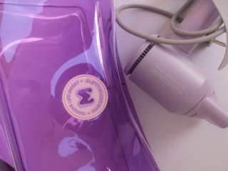 Secador Marshmallow c/ Difusor Rosa/Roxo