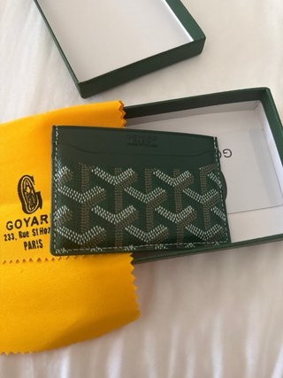 Portacarte Goyard Verde NUOVO
