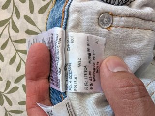 Pantalones vaqueros Levis 511 W32 Hombre