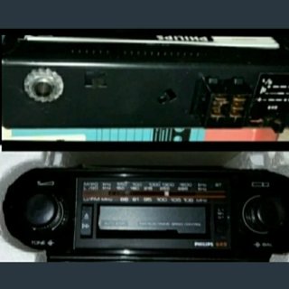 Radio ausente de coche Philips extraible