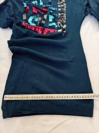 Maglione donna cashmere blu L